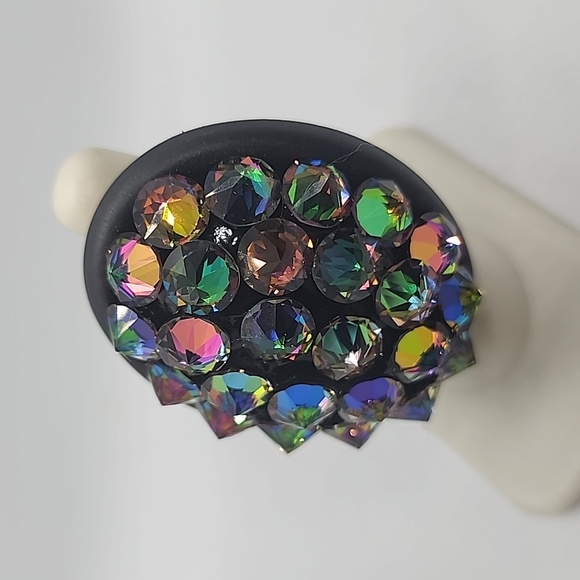 GASOLINE GLAMOUR SWAROVSKI RHINESTONES RING ROAD RUNNER DEVIL - Picture 4 of 7